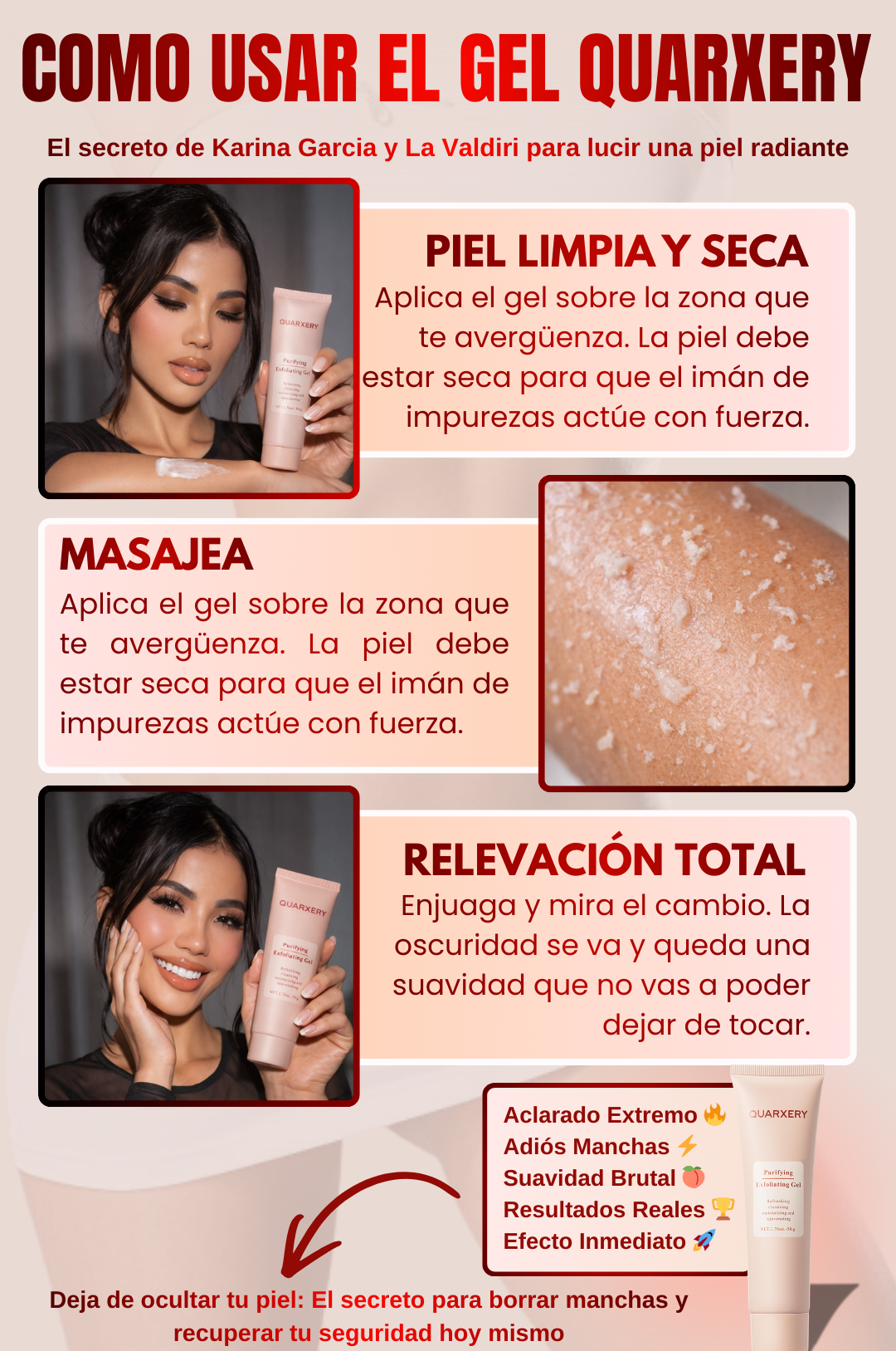 Quarxery: Gel Purificante para una Piel Luminosa y Sin Poros - Banner 8