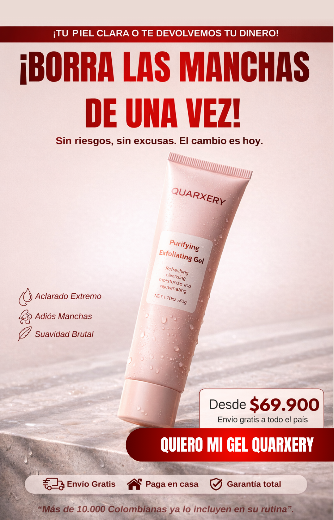 Quarxery: Gel Purificante para una Piel Luminosa y Sin Poros - Banner 9