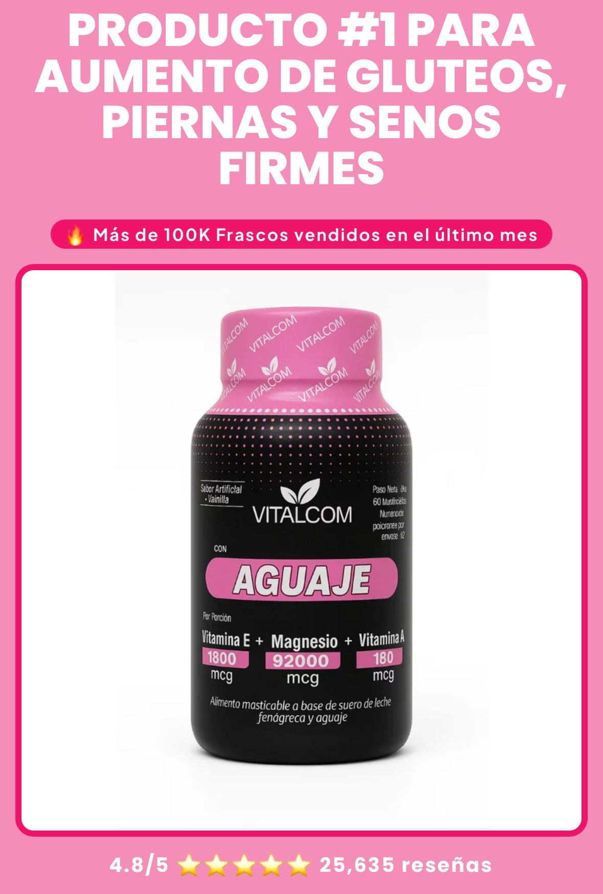 Aguaje I Crece Pechos y Glúteos en Tiempo Record – ¡COMPRA 1 Y LLÉVATE 2 A MITAD DE PRECIO!🔥 - Banner 4