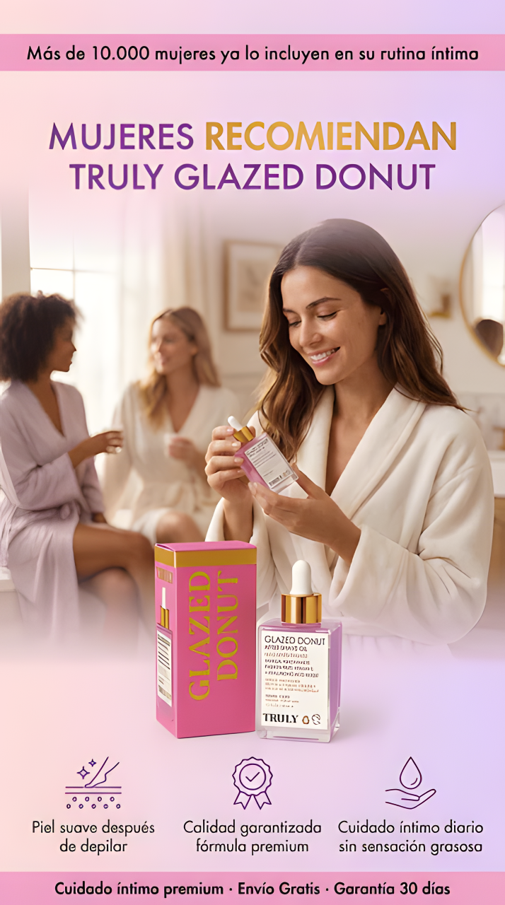 Truly Glazed Donut: Aceite Corporal para Piel Radiante - Banner 6