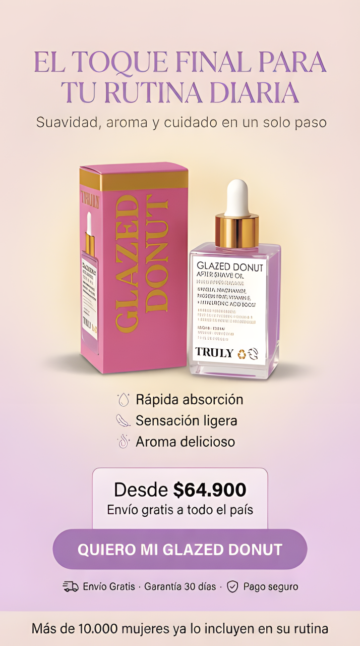 Truly Glazed Donut: Aceite Corporal para Piel Radiante - Banner 9